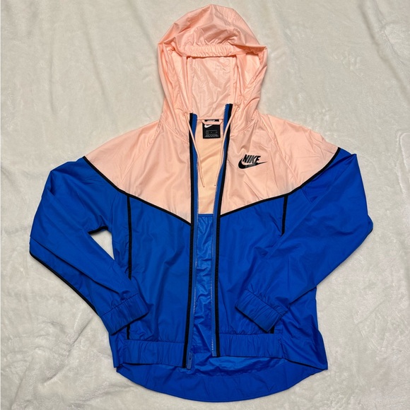 Nike Pink and Blue Windbreaker - Picture 1 of 3